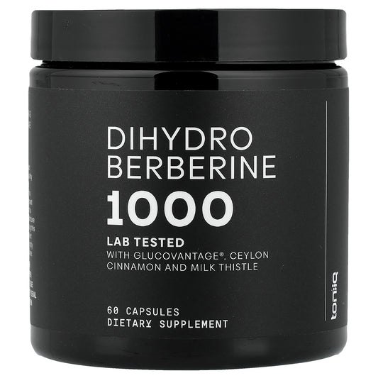 Toniiq, Dihydro Berberine 1000, 60 Capsules